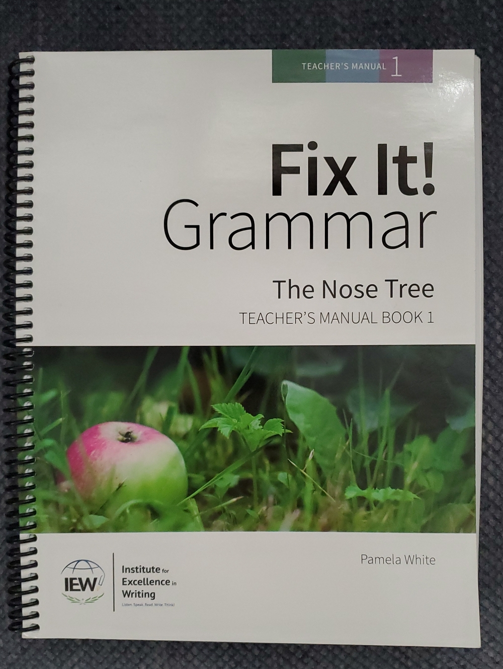 The Nose Tree Teacher's Manual Fix It Grammar Book 1 New